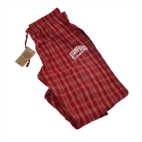 Stanford University Men's Women's Red White Flannel Pants Lounge NEW XL Cover