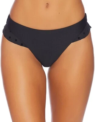 Ella Moss Women's 176914 Sheer Dot Retro Bikini Bottom Swimwear Size L - Image 1 of 2