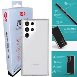 OFFICIAL Tech21 Clear Case For Samsung Galaxy S22/S22+ PLUS/S21 ULTRA Slim Cover - Picture 1 of 27