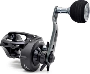 Bucara 300 Baitcasting Reel, Wider Graphite Black - Power Handle - Left Hand - Picture 1 of 8