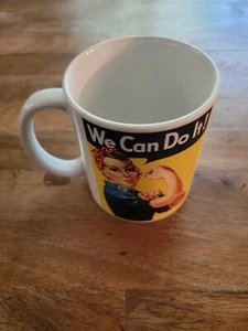We Can Do It! Retro Style Rosie The Riveter Used Kitchen Cafe Mug Cup Drinkware - Picture 1 of 12