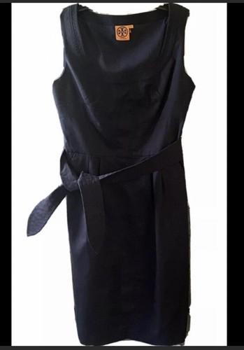 Abito senza maniche Tory Burch da donna blu navy! Taglia 4