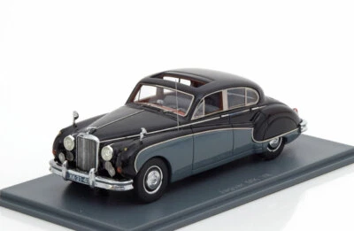 JAGUAR MKVIII 1957 NERO BLU GRIGIO NEO 43141 1/43 RESINA MK8 - Immagine 1 di 3