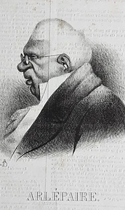 Honoré DAUMIER     Portrait ARLEPAIRE     ORGINAL-Lithographie von 1833   RAR - Bild 1 von 5