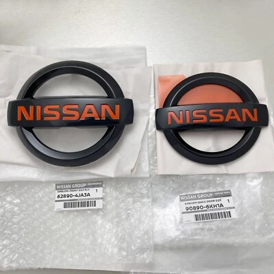 Maletero trasero delantero con logotipo emblema original para Nissan Navara D23 NP300 PRO-4X rojo Foto 1 de 4