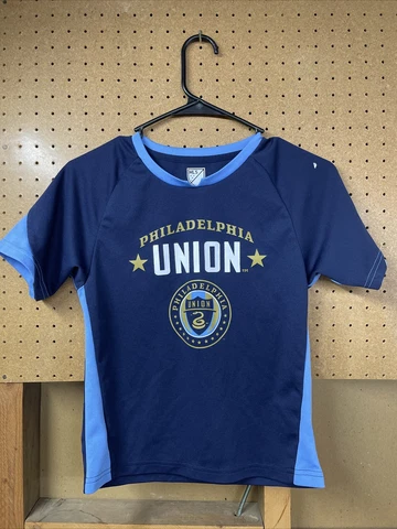 Philadelphia Union MLS branded Youth shirt Size 6/7 Cover