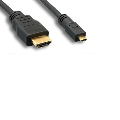 1-15Ft Micro HDMI to HDMI Cable Type D-A Digital Camera Smart Phone TV PC 1080P - Image 1 of 1