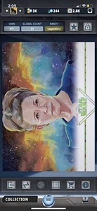 Star Wars Card Trader Stellar Signature W2 Legendary Orange Leia Organa DIGITAL - Picture 1 of 1