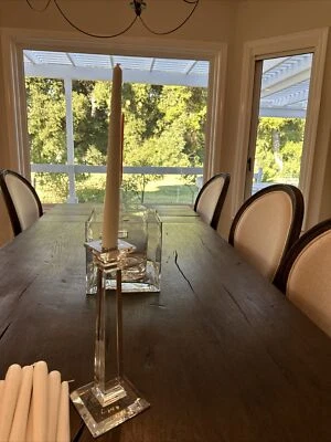 Paquete de 12 candelabros cónicos altos blancos de 12 pulgadas sin goteo, conos sin perfume sin humo Foto 1 de 4