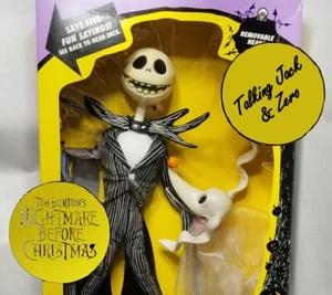 Talking Soft Jack & Zero NMBox Nightmare Before Christmas Mint NBC Hasbro 1993 5 - Picture 1 of 21