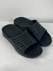 Hoka One One Mens Black Recovery Slides Size M12 - Picture 1 of 6