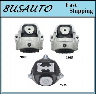 MONTAJE DE MOTOR Y TRANSMISIÓN 3 PIEZAS PARA AUDI A5 QUATTRO 2008-2010 CUPÉ DE 3,2 L - TRANSMISIÓN AUTOMÁTICA Foto 1 de 4