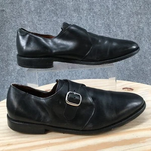 Chaussures habillées Allen Edmonds homme 10,5 E Boston Monk Strap Oxford cuir noir - Photo 1/18
