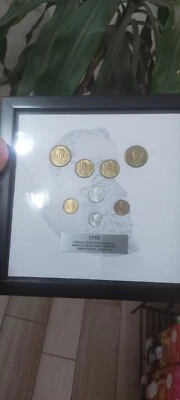 1990 Set Monedas Banco De México Inmaculado Cuadro Foto 1 de 4