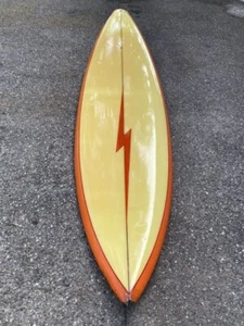 1975 Gerry Lopez Lightning Bolt Surfboard POSTER 24 X 18" Wall Art - Picture 1 of 2