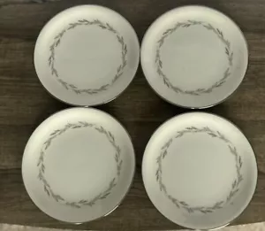 17- Noritake China Made In Japan 6041 Graywood 8" Luncheon/Salad Plates - Picture 1 of 8