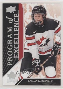 2019 Upper Deck Team Canada Juniors Program of Excellence Kaedan Korczak #105