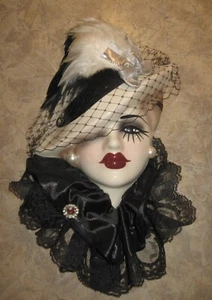 Unique Creations Lady Gesichtsmaske Wandbehang Deko - Bild 1 von 3