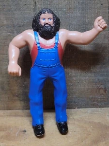 WWE LJN Hillbilly Jim Bendies Modellino WWF Titan Bend Mini - Foto 1 di 2