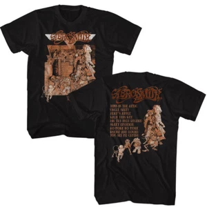 Aerosmith Toys In The Attic Album Song List Men's T Shirt Rock Band Music Merch - Picture 1 of 9
