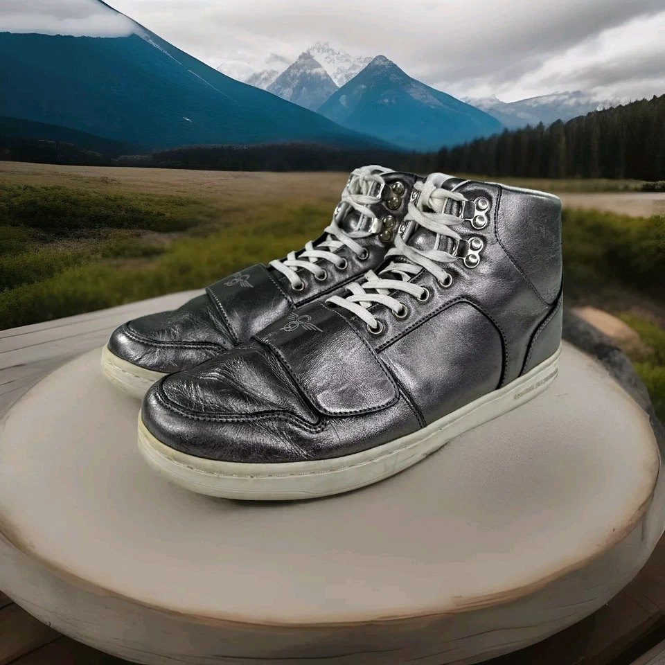 Creative Recreation Women's Silver Patent Hi-top Sneakers US 9.5 Lace-Up Shoes - Image 1 of 4