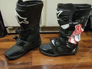 ALPINESTARS TECH 3 BOOTS BLACK SZ 12 US Mens NOS 2006 - Picture 1 of 13