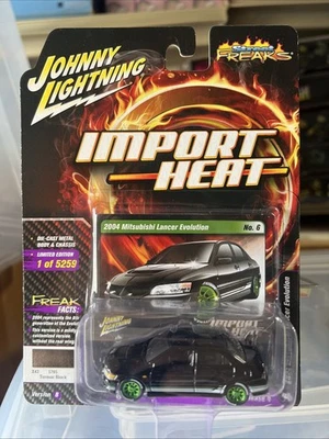 2018 Johnny Lightning STREET FREAKS Import Heat #06 2004 Mitsubishi Lancer   - Image 1 of 4