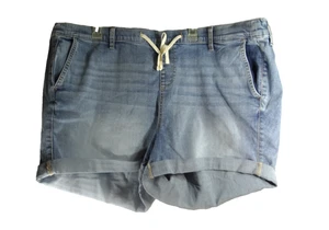 Torrid Denim  Jeans Pull On cuffed shorts Size 4X NEW - Picture 1 of 5