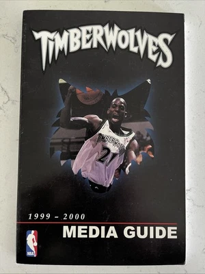Minnesota Timberwolves 1999-2000 NBA Basketball Media Guide Kevin Garnett (B120) - Image 1 of 4
