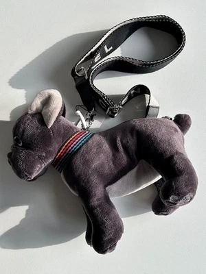 Bolsa tiracolo Sonia Rykiel brinquedo macio cachorro nova com etiquetas - Imagem 1 de 4