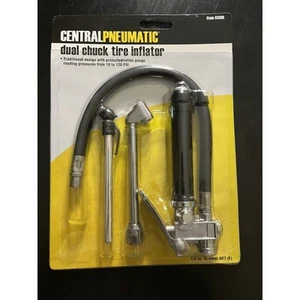 Central Pneumatic Dual Chuck Tire Inflator Set - Foto 1 di 9