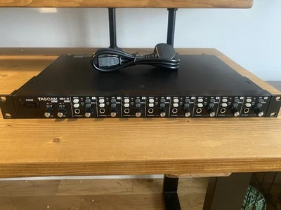 Tascam MH-8 Eight-Channel Headphone Amplifier 1U Rack Mount - Image 1 of 4