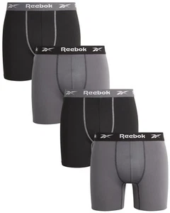 Mens Boxer Briefs - 4 Pack Stretch Performance Moisture Wicking Mens Underwea... - Picture 1 of 7