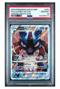 Lucario VSTAR SWSH291 SWSH: Sword & Shield Promo Cards Holo - PSA 10 - Picture 1 of 2