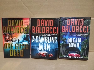 Lot of 3 HC Aloysius Archer Complete Series David Baldacci All 1st / 1st Edition - Picture 1 of 10