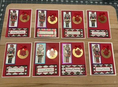 Stampin Up  Christmas Nutcracker  Holiday Cards- Set of 8 - Image 1 of 2
