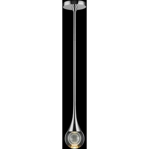Lite Source LS-19182PN Luna I 1 Light 4.75 inch Nickel Pendant Ceiling Light - Picture 1 of 5