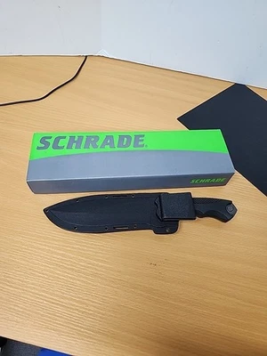 Schrade SCHF27  6" Blade 10.5" Total Lenth. With Hard Sheath With box. - Image 1 of 4