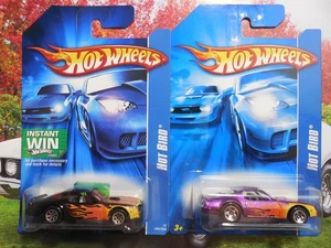 Hot Wheels Hot Bird FIREBIRD LOTE 2 LLAMAS NEGRAS PÚRPURA Ruedas Cromadas TRANS AM - Imagen 1 de 5