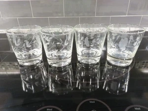 3 verres à whisky PRINCESS HOUSE Heritage gravés 3,25" roches anciennes VHTF - Photo 1/7