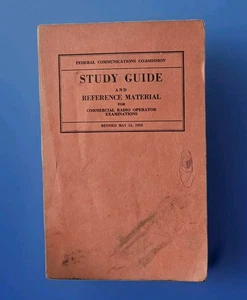 Vintage 1955 Study Guide & Reference Material for Commercial Radio Operator Exam - Imagen 1 de 7