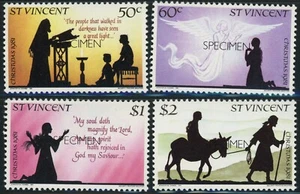 St Vincent #635-638 Christmas Specimen 1981 Postage Stamps - Picture 1 of 1