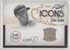 2011 Playoff Prime Cuts Icons Materials /99 Duke Snider #6 HOF
