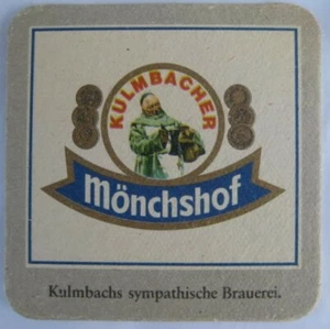 KULMBACHER MONCHSHOF Cerveza Vintage MONJASTER, Mat, Kulmbach, ALEMANIA - Imagen 1 de 2