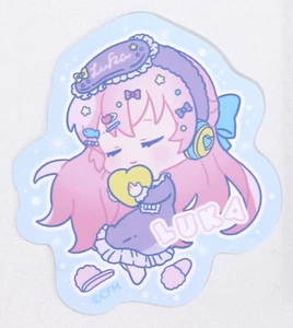 Hatsune Miku Friends Seal Sticker Dreamy Megurine Luka Good Night Synapse Japan - Picture 1 of 4