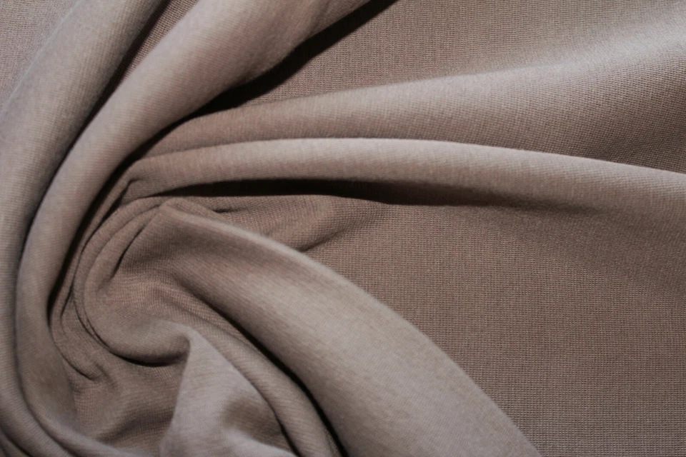 PRETTY WOMAN 1 Lfm Jersey 3,30€/m² Interlock helles braun Baumwolle SC5