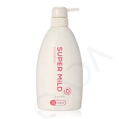 Champú Cabello Shiseido SUPER MiLD Edición Floral Jumbo Tamaño 600 ml - Hecho en Japón Foto 1 de 2