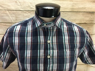 Hawkings McGill Button Front Shirt Mens S Multi-Color Plaid SS 1/2 Button Front - Image 1 of 4