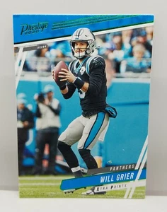 2020 Prestige Will Grier Xtra Points Green Parallel #127 Carolina Panthers - Bild 1 von 2