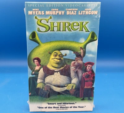 SHREK BIG BOX VHS Special Edition Mike Myers 2001 NICE Fast Free Shipping! - Image 1 of 4